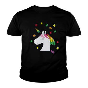 Love Puzzles Autism Awareness Graphic Youth T-shirt | Mazezy
