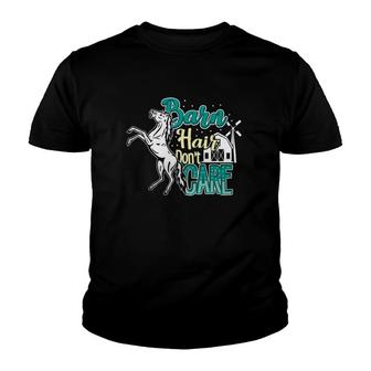 Lover Barn Hair Horse Horses Essential Horseman Youth T-shirt - Thegiftio UK