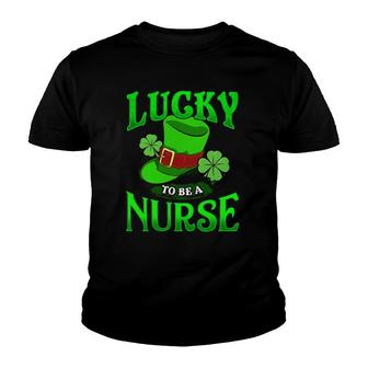 Lucky Nurse St Patricks Day Irish Nurse Youth T-shirt | Mazezy