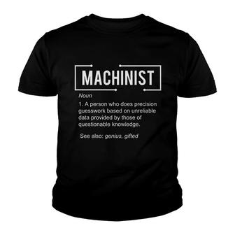 Machinist For Funny Machinist Youth T-shirt | Mazezy