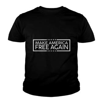 Make America Free Again V2 Youth T-shirt - Thegiftio UK
