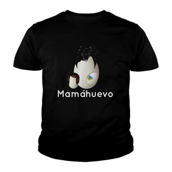 Mama Huevo Funny Cool Fashion Espanol Spanish Malapalabra Youth T-shirt | Mazezy