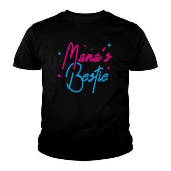 Mama Is My Bestie Mother's Day Wife Mom Daughter Present Youth T-shirt | Mazezy