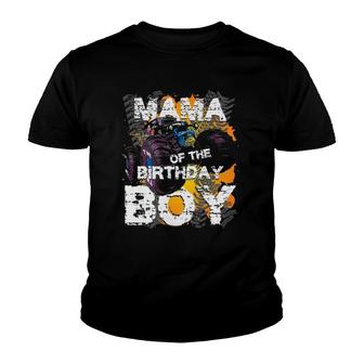 Mama Of The Birthday Boy Monster Truck Matching Family Youth T-shirt | Mazezy