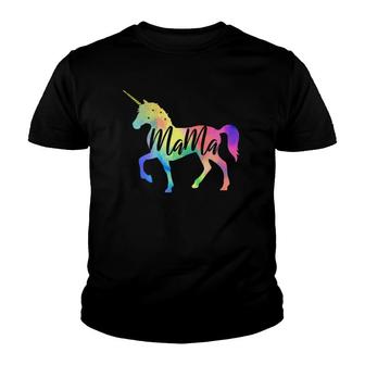 Mama Unicorn Cute Mother's Day Tee For Mamacorn Youth T-shirt | Mazezy