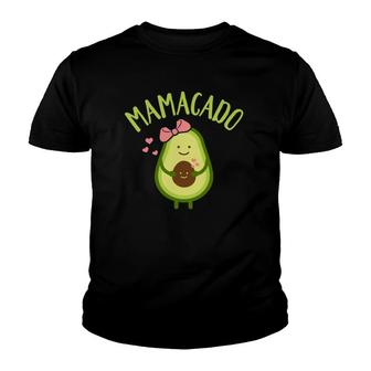 Mamacado Mom Avocado Pregnancy Announcement Youth T-shirt | Mazezy