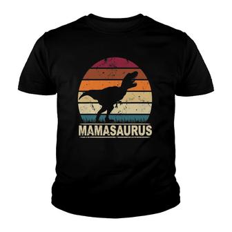 Mamasaurus Rex Dinosaur Family Mother Dino Mama Saurus Youth T-shirt | Mazezy