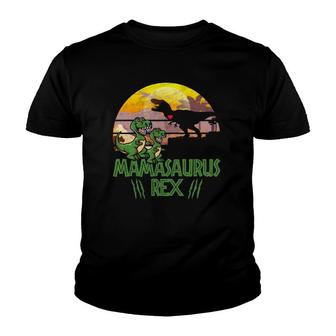 Mamasaurus Rex Dinosaur Mothers Day Gifts For Mom Youth T-shirt | Mazezy