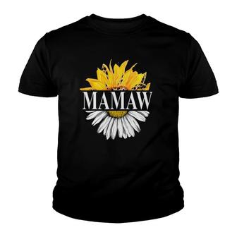 Mamaw Sunflower Personalized , For Mom Grandmother Youth T-shirt | Mazezy