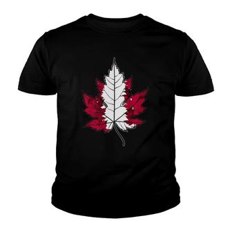 Maple Leaf Canada Youth T-shirt | Mazezy