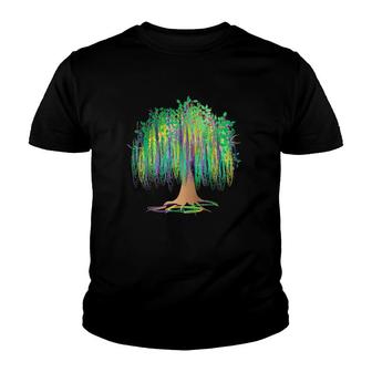 Mardi Gras Carnival Mexican Graphic Bead Tree Bourbon Street Youth T-shirt | Mazezy UK