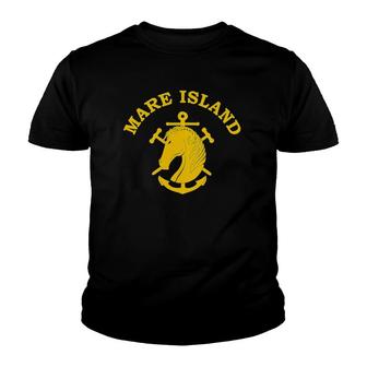 Mare Island Vallejo California Naval Shipyard Minsy Navy Youth T-shirt | Mazezy