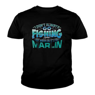 Marlin Fishing Gift For Men And Women Youth T-shirt | Mazezy