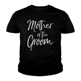 Matching Bridal Party Gifts For Family Mother Of The Groom Youth T-shirt | Mazezy