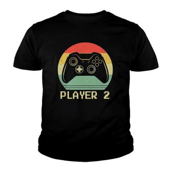 Matching Gamer Couple Player 2 Player 1 Video Game Gaming Youth T-shirt | Mazezy