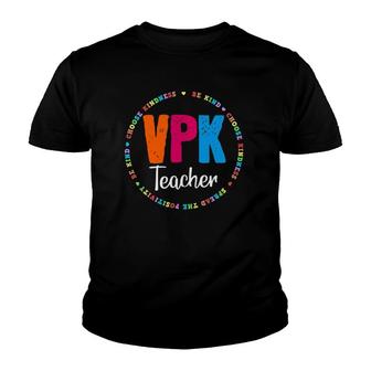 Matching Vpk Crew Teacher Voluntary Prekindergarten Team Youth T-shirt | Mazezy