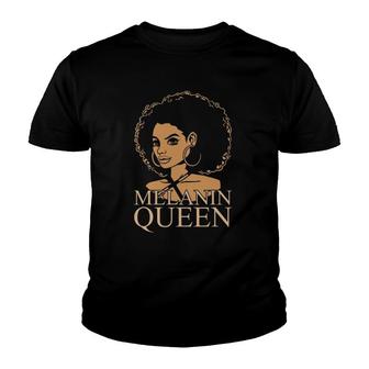 Melanin Queen African Black History Month African American Youth T-shirt - Thegiftio UK
