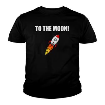 Meme Stock Ape To The Moon Youth T-shirt | Mazezy