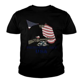Memorial Day Of Usa Youth T-shirt | Mazezy