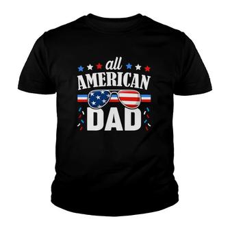 Mens All American Dad 4Th Of July Usa Family Matching Outfit Youth T-shirt | Mazezy