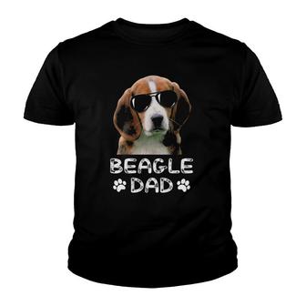 Mens Beagle Dadfunny Beagle Dad Lover Youth T-shirt | Mazezy