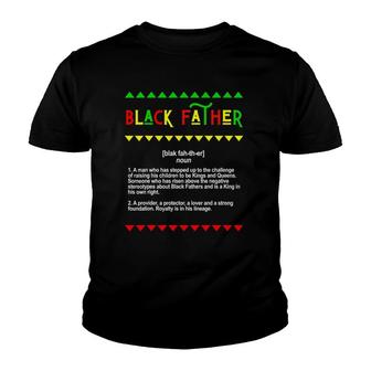 Mens Black Father Melanin King Husband Dad Men Juneteenth Kings Youth T-shirt | Mazezy