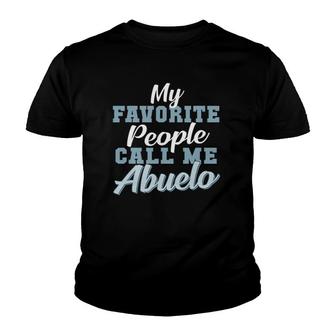 Mens Father's Day Or Birthday Gift For Abuelo Spanish Grandfather Youth T-shirt | Mazezy