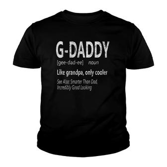Mens G-Daddy Like Grandpa Only Cooler Definition Novelty Youth T-shirt | Mazezy