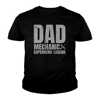 Mens Gift For Mechanic Dad From Daughter - Funny Family Gift Youth T-shirt | Mazezy