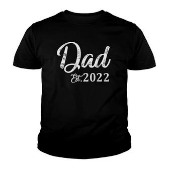 Mens Pocket Dad Est 2022 Father's Day Promoted To Daddy 2022 Ver2 Youth T-shirt | Mazezy