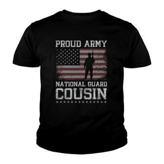Mens Proud Army National Guard Cousin US Military Gift Youth T-shirt | Mazezy CA
