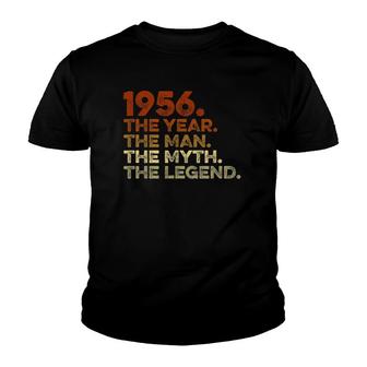 Mens Special Birthday Gift Vintage 1956 Year Man Myth Legend Youth T-shirt | Mazezy