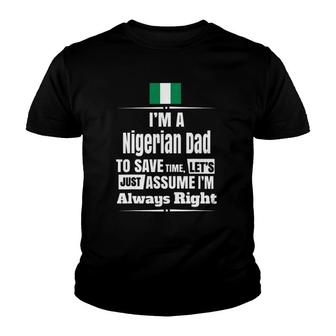 Mens Storecastle I'm A Nigerian Dad Funny Father's Youth T-shirt | Mazezy