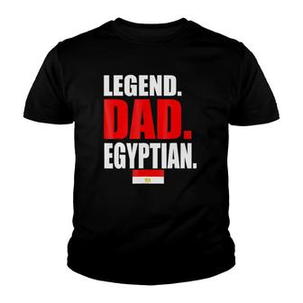 Mens Storecastle Legend Dad Egyptian Egypt Flag Gifsthirt Youth T-shirt | Mazezy