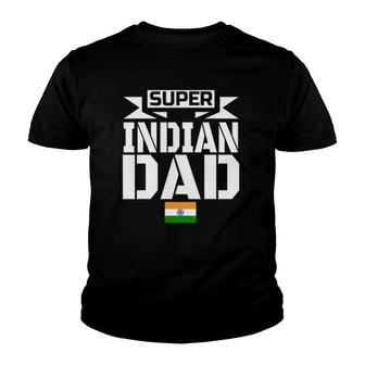 Mens Storecastle Super Indian Dad Father's India Gift Youth T-shirt | Mazezy