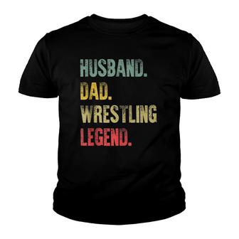 Mens Vintage Gift Husband Dad Wrestling Legend Retro Youth T-shirt | Mazezy CA