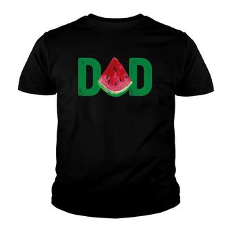 Mens Watermelon Dad Gift For Watermelon Lovers Watermelon Themed Youth T-shirt - Thegiftio UK