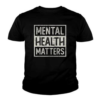 Mental Health Matters Behavioral Counselor Team Youth T-shirt | Mazezy