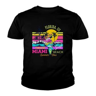 Miami Beach Novelty Tee S I Love Miami Florida Miami Youth T-shirt | Mazezy