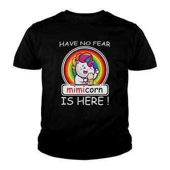 Mimicorn Is Here Youth T-shirt | Mazezy
