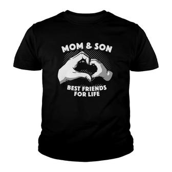 Mom And Son Best Friends For Life Cute Mother Women Youth T-shirt | Mazezy