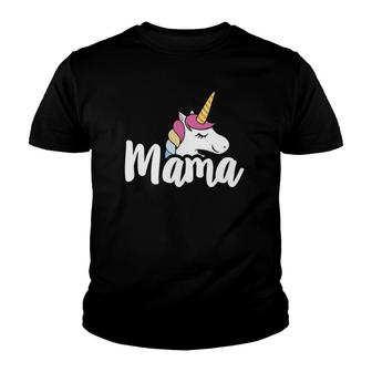 Mom Life S Mama Tees Unicorn Horse Women Grandma Gifts Youth T-shirt | Mazezy