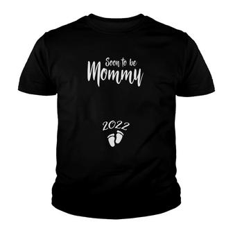 Mom Soon To Be Mommy 2022 Mother Pregnant Kids Mother's Day Youth T-shirt | Mazezy