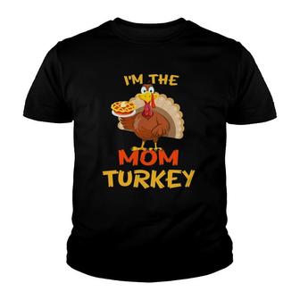 Mom Turkey Matching Family Group Thanksgiving Pajama Gifts Youth T-shirt - Thegiftio UK