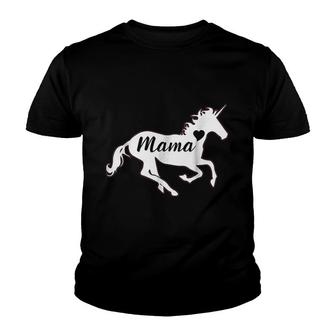 Mom Unicorn Youth T-shirt | Mazezy