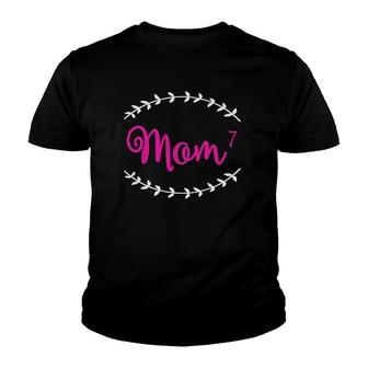 Mom7 Mom To The 7Th Power Mother Of 7 Kids Youth T-shirt | Mazezy