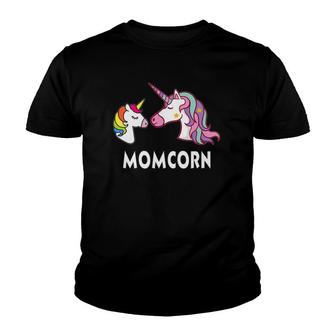 Momcorn Magical Unicorn Mother's Day Gift Youth T-shirt | Mazezy