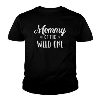 Mommy Of The Wild One Daughter Matching Family For Mom Youth T-shirt | Mazezy