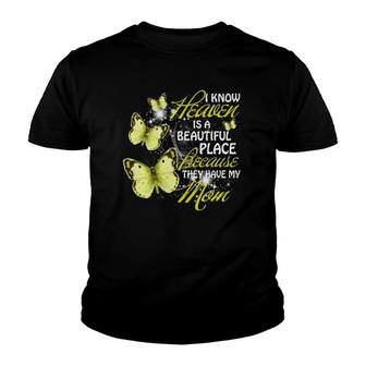 Mother My Angels - In Memory Of Parents In Heaven Youth T-shirt | Mazezy