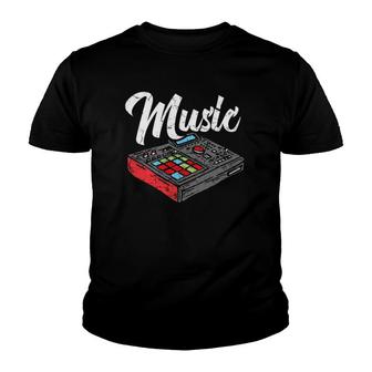 Music Beat Maker Drum Machine Drummer 808 Ver2 Youth T-shirt | Mazezy